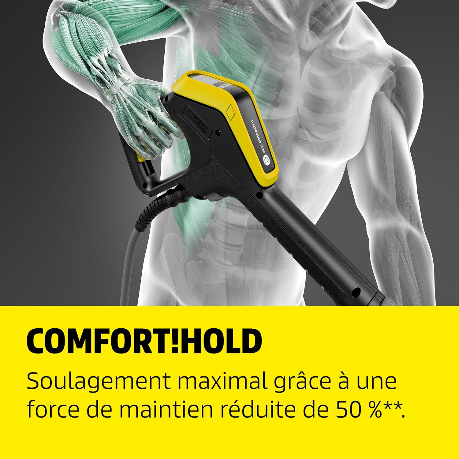 Kärcher - K 7 Premium Connect - 180 bars, 600 l/h - Enrouleur, appli contrôle