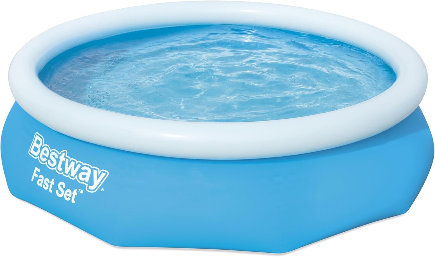 Bestway 57270 Piscine Hors Sol Fast Set Ronde Diamètreètre 305 X 76 cm, Filtre à Cartouche