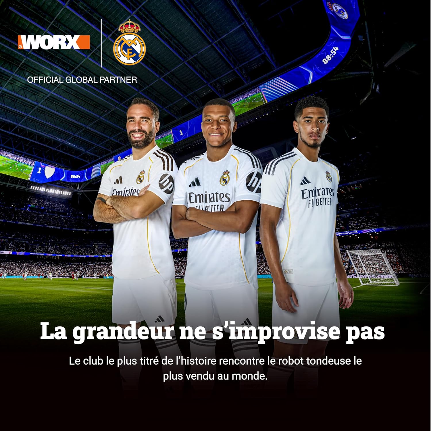 WORX - Landroid Plus série - 500m² max, pente 35%, coupe bordure, WR165E
