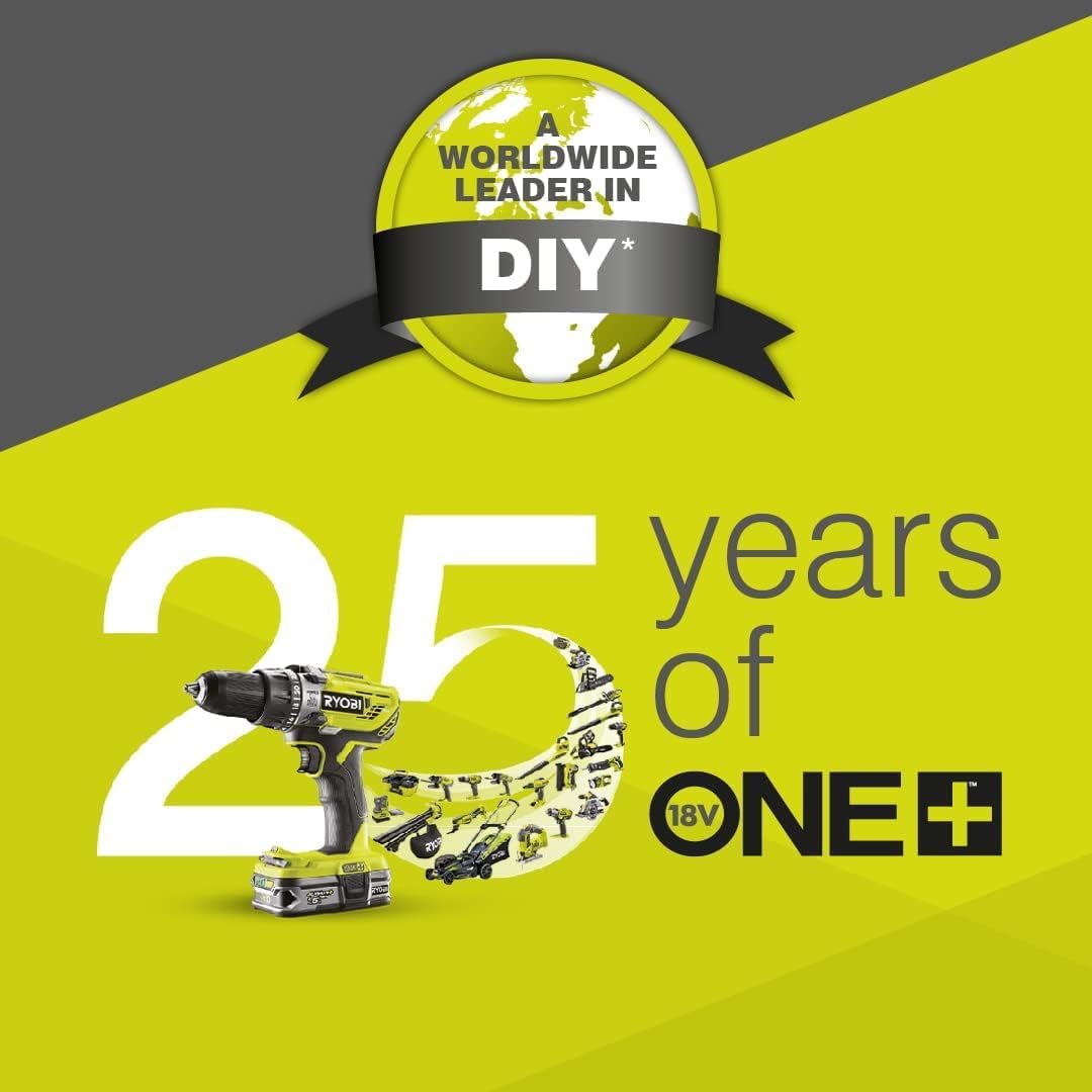 RYOBI - Nettoyeur de joints One+ 18V, brosse métal 11,5cm, batterie 2Ah, 32min - RY18PCA-120