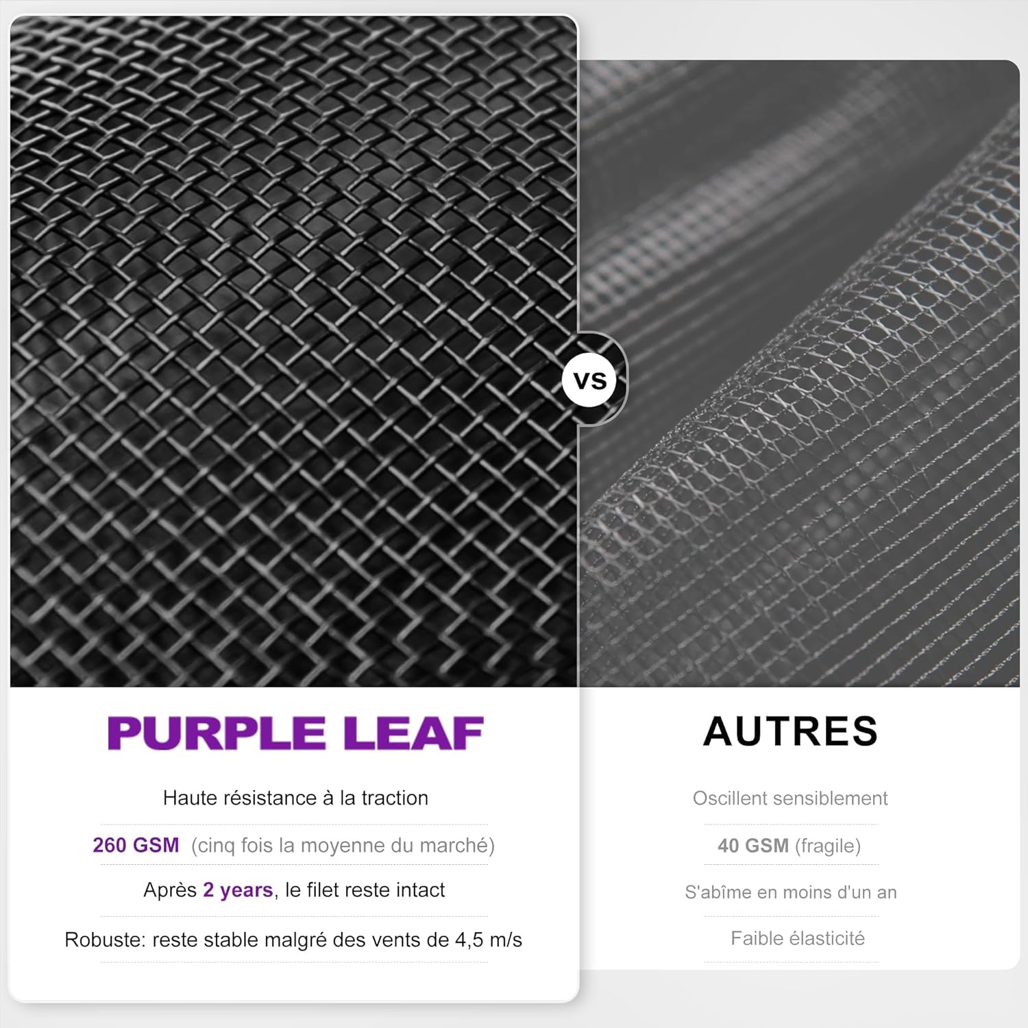 PURPLE LEAF - pergola extérieure 4,25x3m - alu, LED, rideaux, gouttière