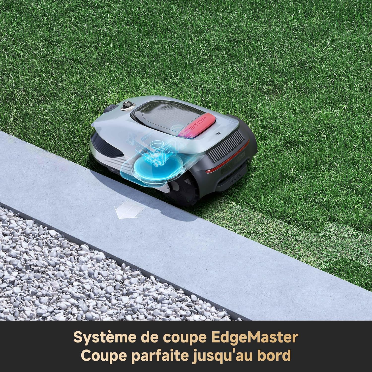 Dreame - A2 Série - 1200 m² - tondeuse robot sans fil, LiDAR 3D, EdgeMaster - DREAMEA21200