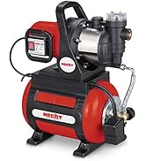 Hecht Station d'eau domestique (neuf) - 1100 W - Pompe à eau - Maximum 8 m auto-amorçante - max. 4,5 b...