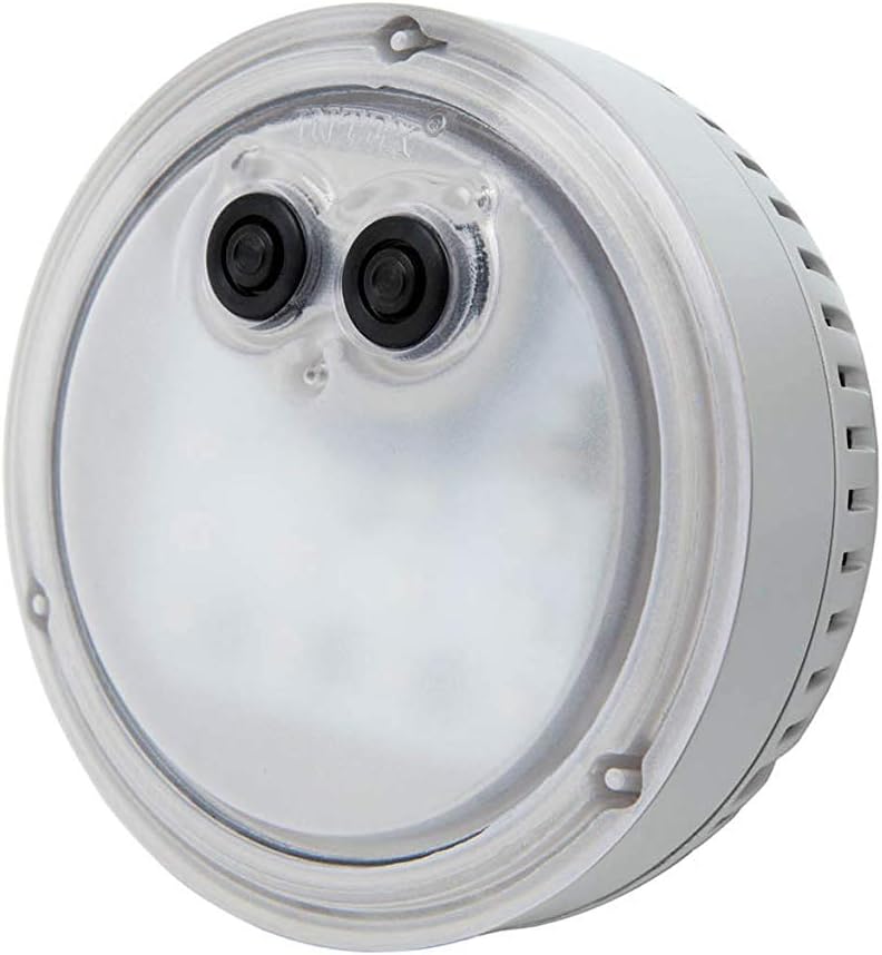 Intex - Pure Spa Sahara 4 places - rond, 795L, 120 bulles, LED ambiance