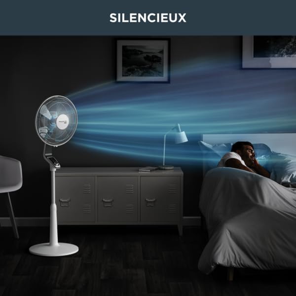Rowenta - Turbo Silence sur pied - 45dB, 72m³/min, modes, VU5640F2