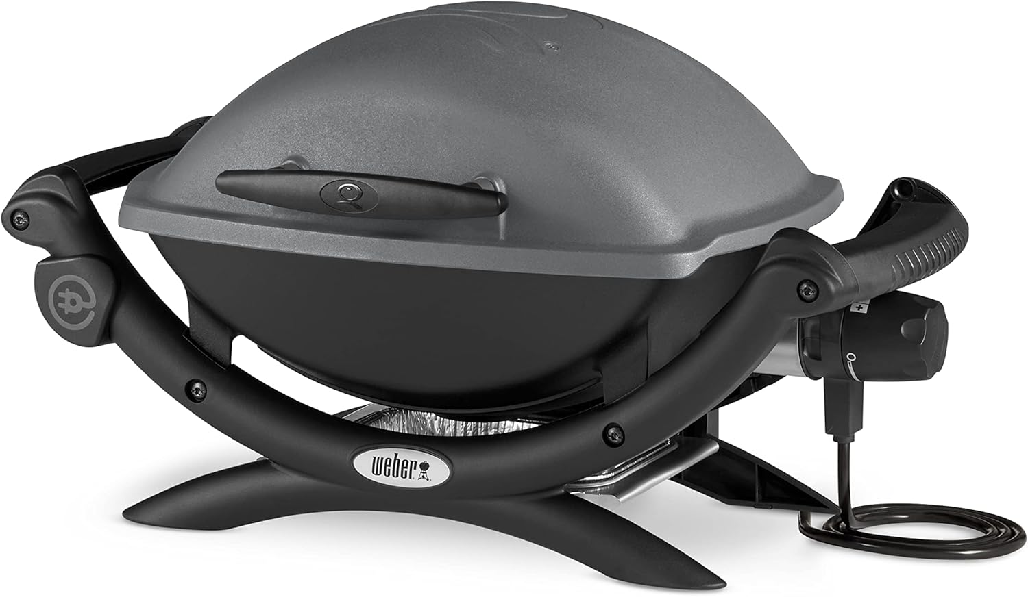 Weber - Q 1400 Série - 43x32 cm - grille fonte, cordon 1,8 m, bac amovible