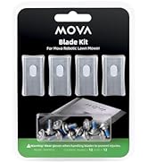 Kit de Lames de Remplacement pour Robot Tondeuse MOVA, Remplacement Rapide, Lame x12, Boulon x12