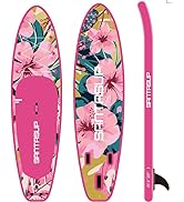 Santasup Tableau Gonflable Stand Up Paddle avec Accessoires Sup, Pont EVA antidérapant, Tableau L...