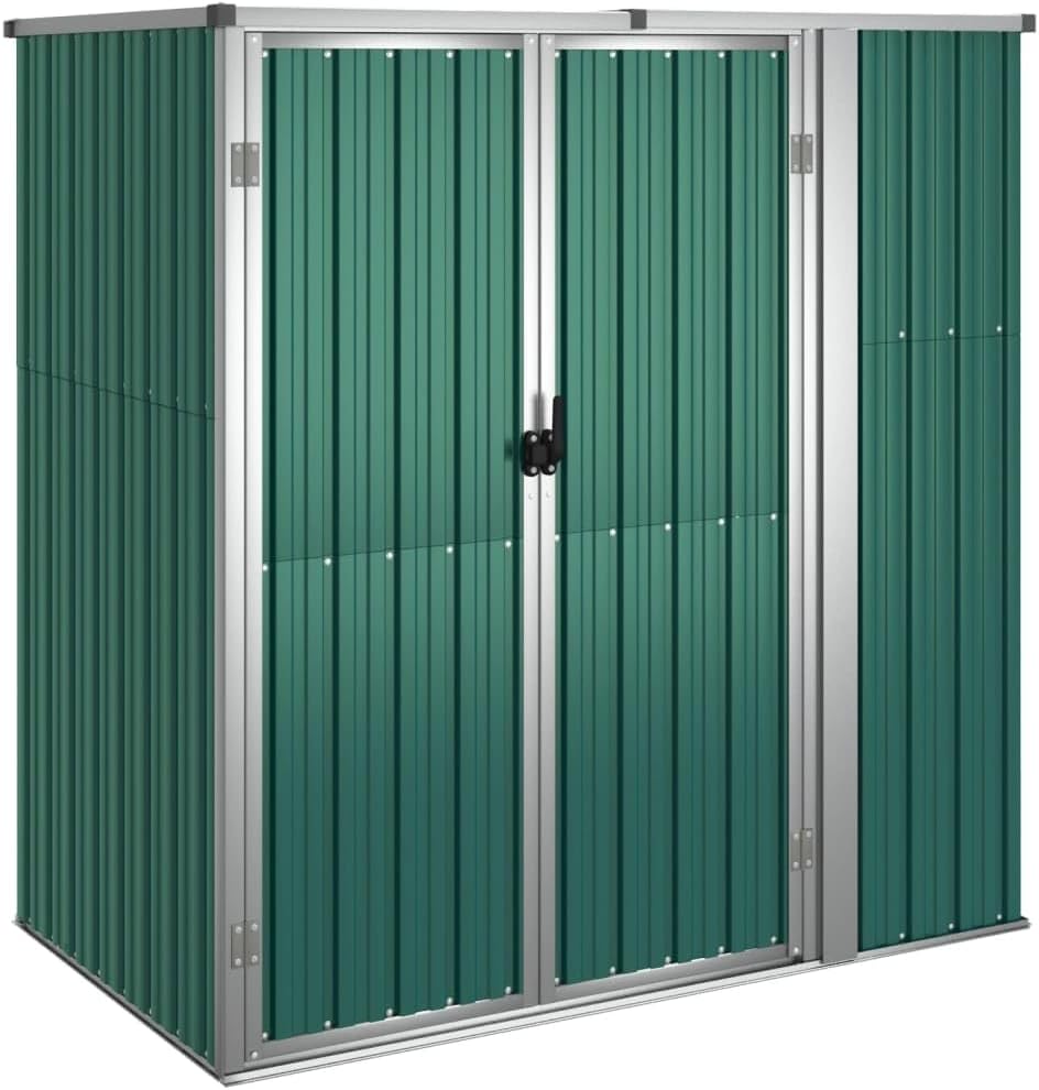Générique Abri à Outils de Jardin Vert 161x89x161 cm Acier galvanisé, Maison & Jardin, Pelouses & Jardins, Vie en extérieur, Structures extérieures, Cabanes & abris de Jardin, Vert, (Poids 29.62KG)