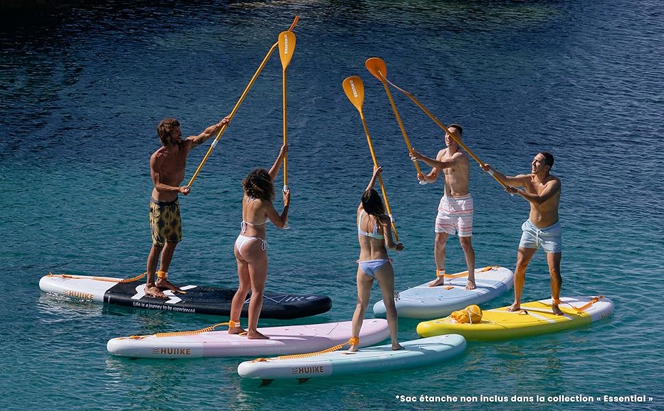 Stand up paddle SUP qui se transforme en kayak gonflable