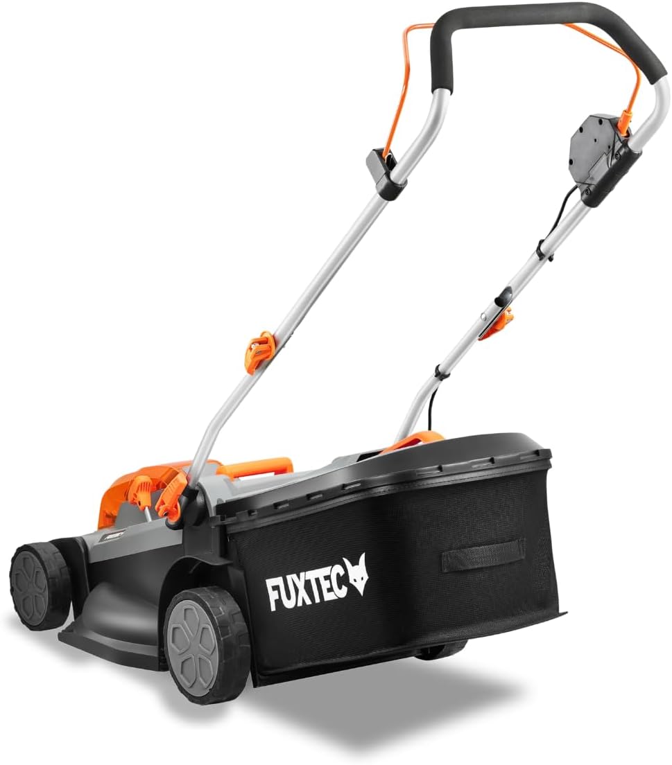 FUXTEC - Tondeuse à gazon E2RM37 - 37 cm - batterie 40V, hauteur réglable E2RM37