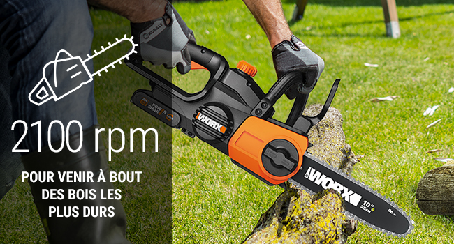 Tronçonneuse 20V Worx