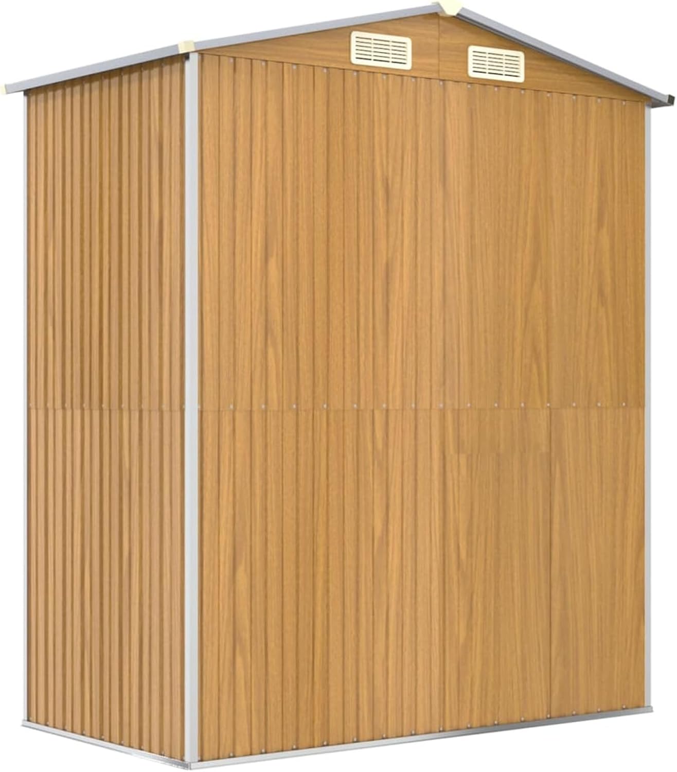 Homgoday - abri de jardin galvanisé - spacieux, pratique, acier
