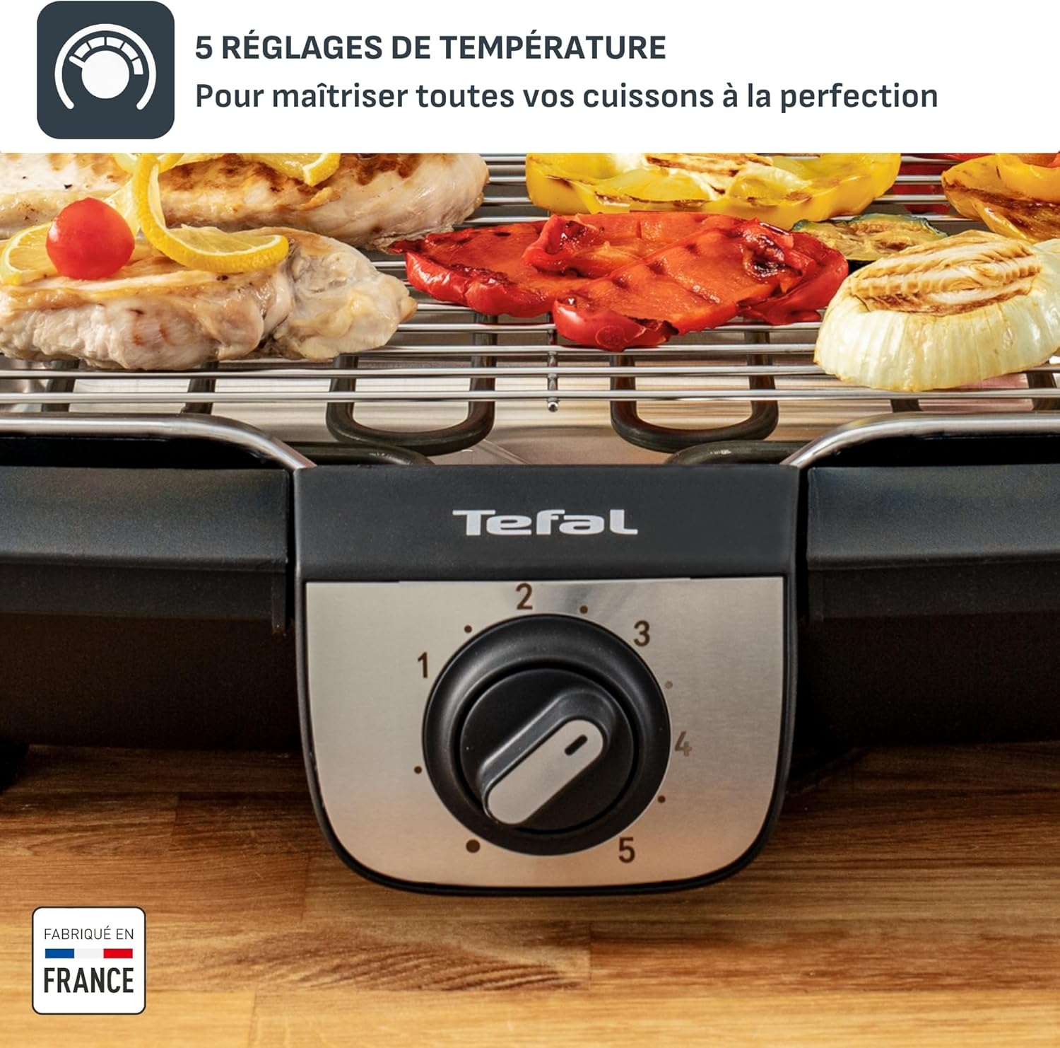 Tefal - EasyGrill XXL - surface XL, inox, 2500W, 5 temp. - BG921812