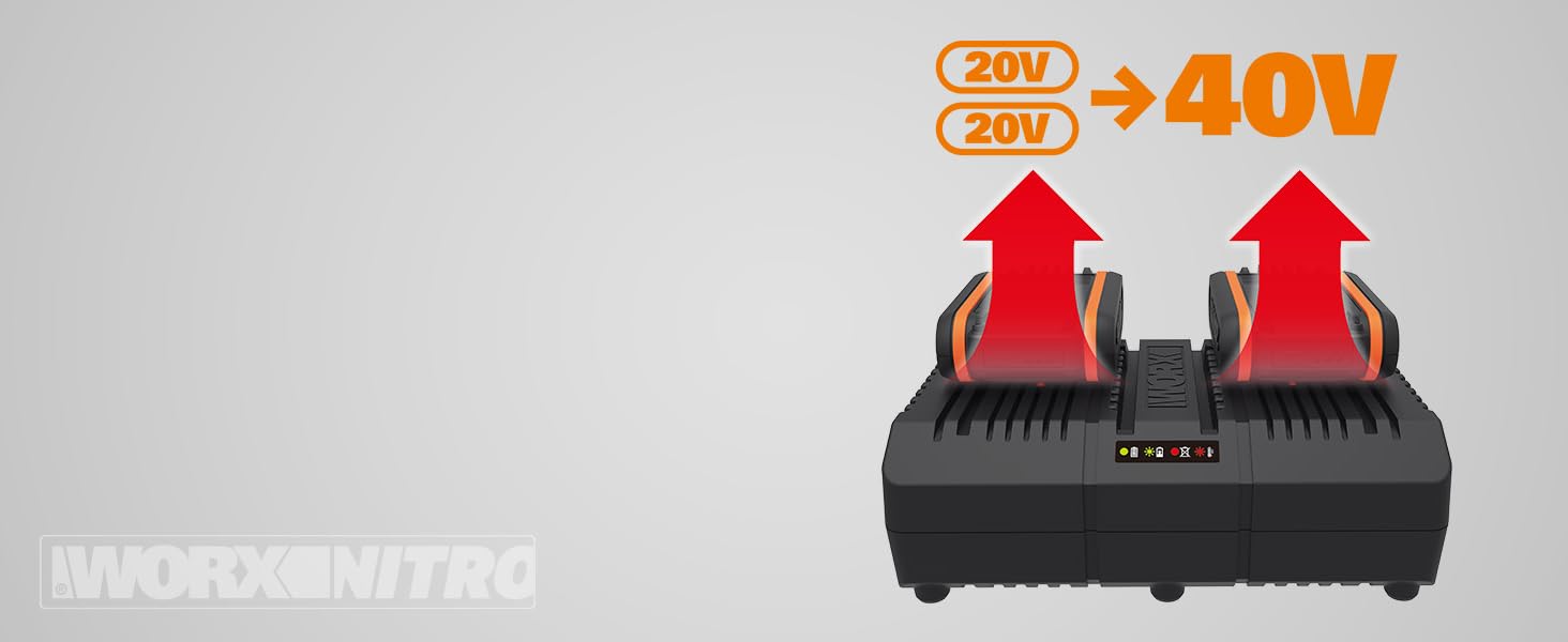  2*20V= 40V
