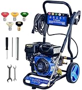 Roomark Nettoyeur Haute Pression Thermique 248 Bar, 3600 PSI 590L/h Laveuse à Essence 210cc 7,0 C...