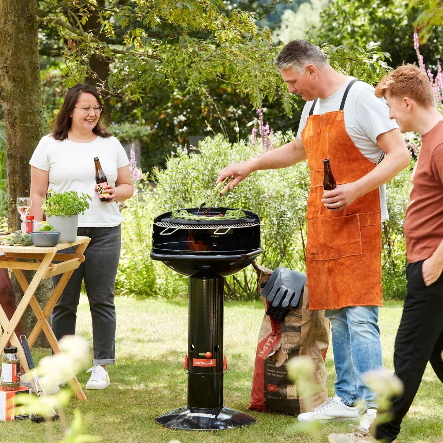 Barbecook - Loewy 50 - Ø47,5xH99cm - barbecue charbon émaillé noir