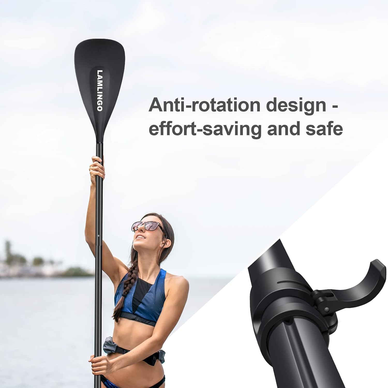 Rolimate - SUP gonflable adulte - 320x84x15cm - 200kg, PVC robuste, kit complet