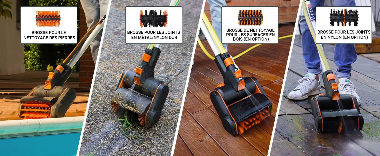 Les multi-brosses offrent de nombreuses solutions