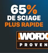 Scier 65% plus vite