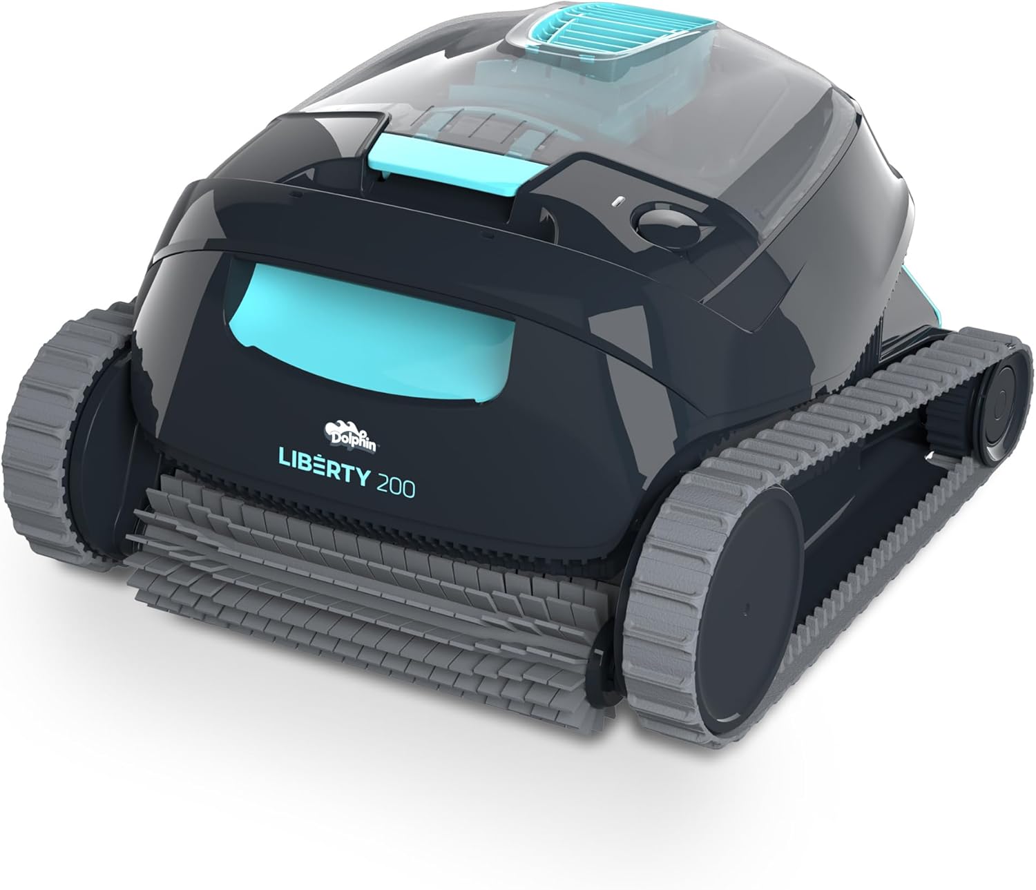 Dolphin Liberty 200 Aspirateur Piscine sans Fil, Robot Piscine Fond et Parois, Ligne d'eau, Système de Filtration Ultra-Fine, 150Min d'Autonomie, pour Piscines Enterrées & Hors Sol Jusqu’à 10 m