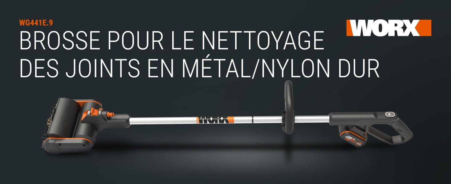 Brosse de nettoyage de surface et terrasse WG441E 20V 